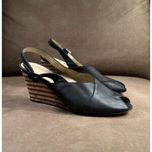 Salvatore Ferragamo Women’s Sling Back Shoes Size 6/ Made in Italy